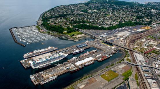 Terminal 91 Aerial Photo.