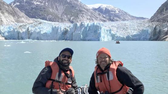 Ryan and Jesse on location in Alaska.