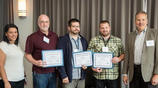 Steve Dumont, Joe Morton, Shawn Close receive Safety Engagement Award