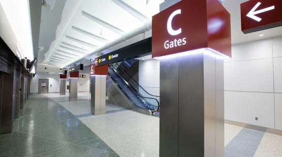 Concourse C station STS level upgrade complete