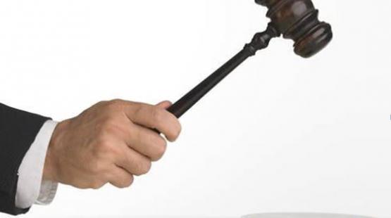 image of gavel in hand