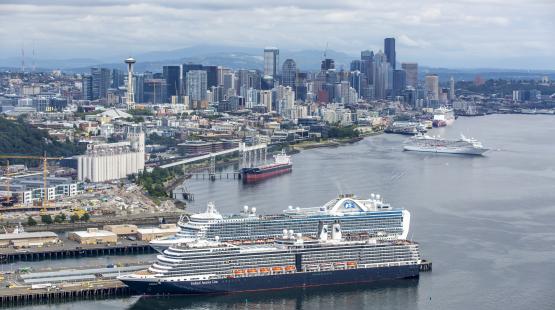 Cruise Ship in Seattle
