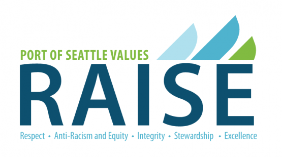 RAISE: Respect, Anti-Racism, Integrity, Stewardship, Excellence.