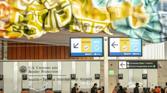 International Arrivals and Passport Control