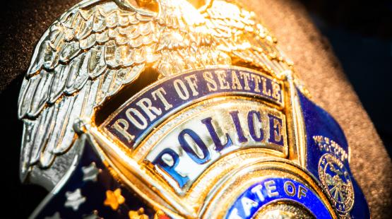 Port of Seattle police badge.