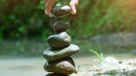 Well balanced stones.