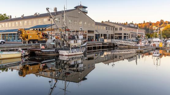 Fishermen's Terminal building
