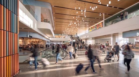 Interior rendering of S Concourse