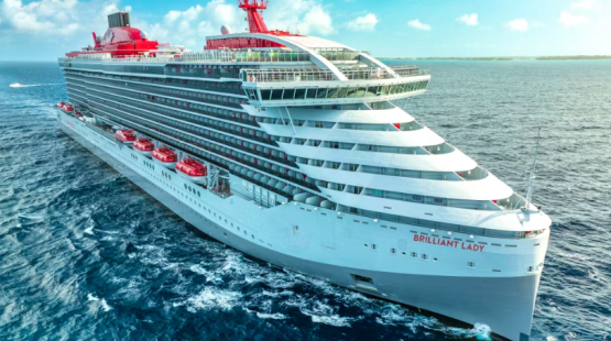 Virgin Voyages Brilliant Lady Cruise Ship.